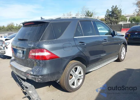 2012 Mercedes-Benz Ml 350 4Matic из США, поврежденный, VIN 4JGDA5HB9CA033686